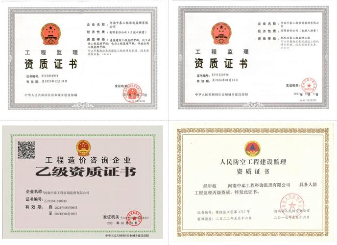 中泰工程咨询监理的资质代理服务简介